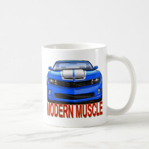 BLUE n WHITE CAMARO.png Coffee Mug