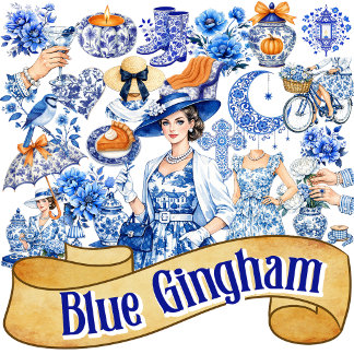 Blue n White Floral Beauty 02