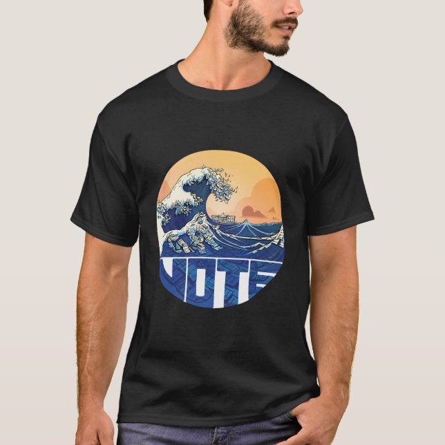 Blue-Nami T-Shirt (Front)