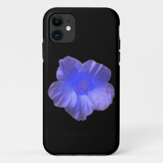 Blue Nasturtium Flower iPhone 5 Coque