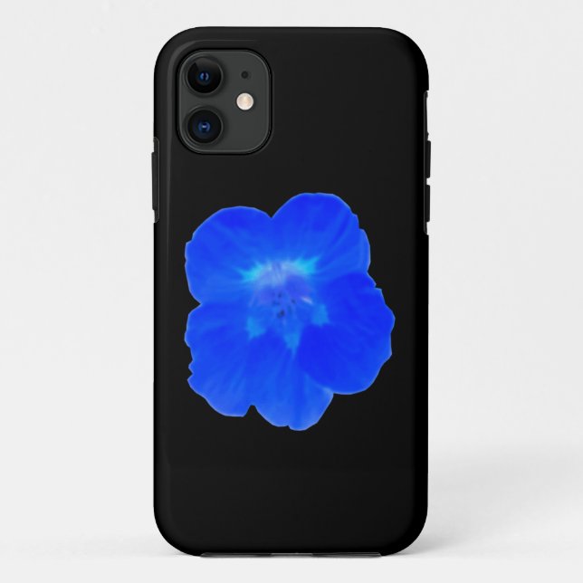 Blue Nasturtium iPhone 5 Case (Back)