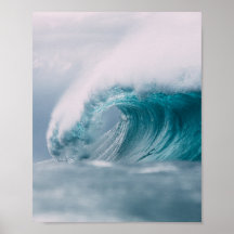 Blue Nature Waves Aesthetic