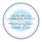 Blue Nautical Compass Rose Wedding
