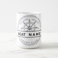 Blue navy Nautical Anchor yacht club boat marina