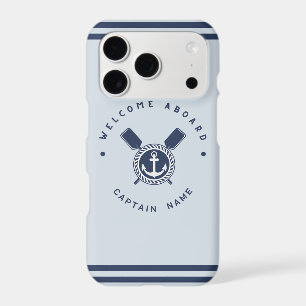 Blue Navy Nautical Anchor yacht club boat team Nam