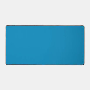 Blue (NCS) (solid colour)  Desk Mat