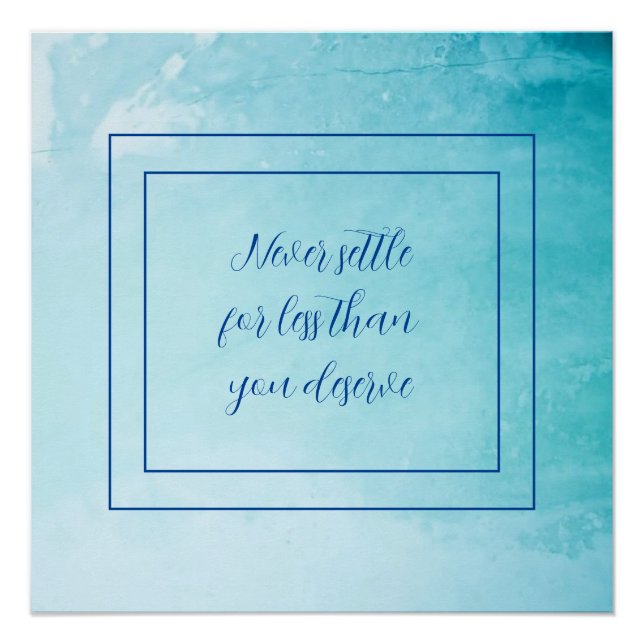 Blue Ne S'Est Jamais Fixé Pour Un Poster Moins Lus (Devant)