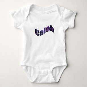 Blue Nebula Caleb Name, Baby Bodysuit