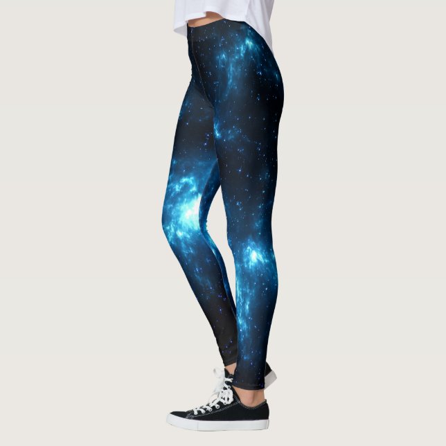Blue Nebula Leggings (Left)