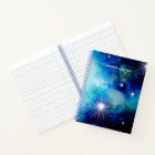 Blue Nebula Note Livre Journal Sketbook