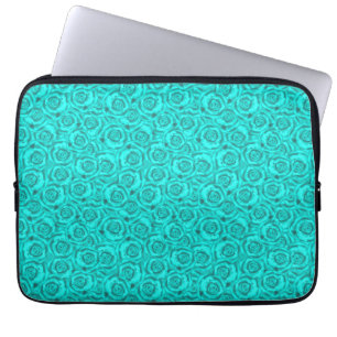 blue neon laptop sleeve