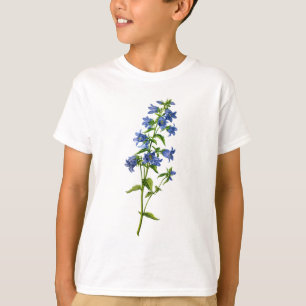 Blue Nettle-Leaved Bellflower Drawn From Nature T-Shirt
