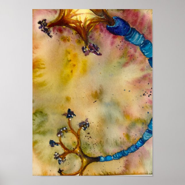 blue neuron poster (Front)