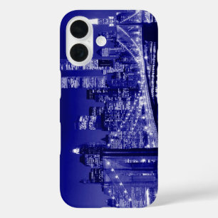 Blue New York City iPhone 16 Case