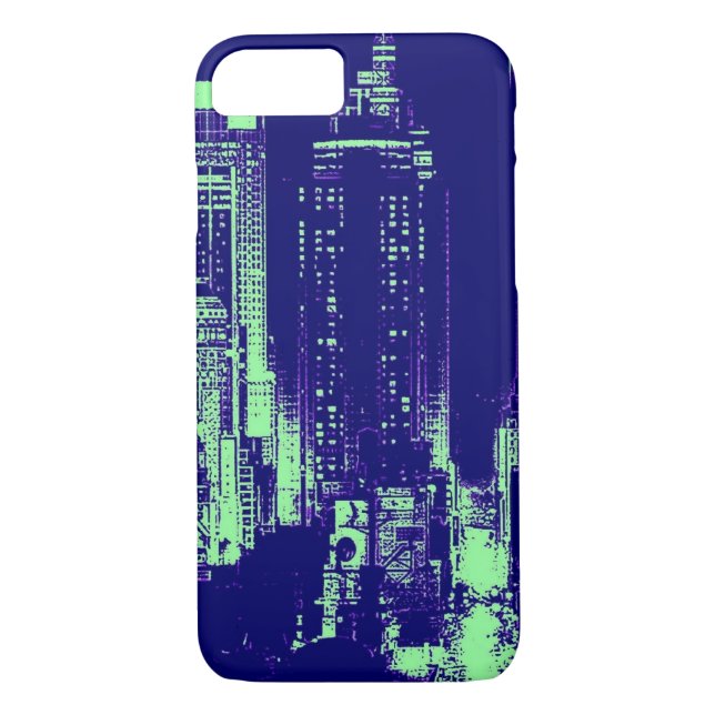 Blue New York City iPhone 7 Case (Back)