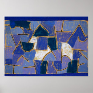 Blue Night, 1937 by Paul Klee Poster