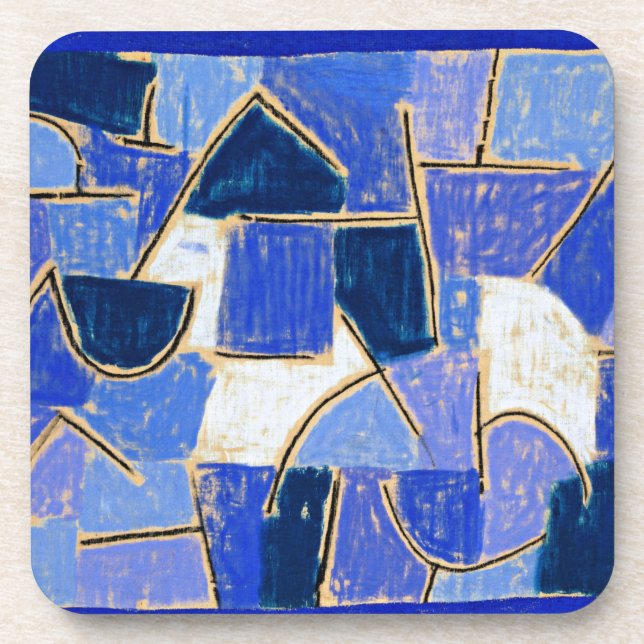 Blue Night by Paul Klee Coaster (Front)