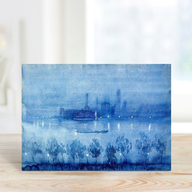 Blue Night, London | Joseph Pennell Card (Creator Uploaded)