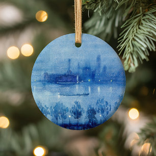 Blue Night, London Joseph Pennell Ceramic Ornament