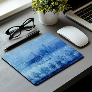 Blue Night, London   Joseph Pennell Mouse Pad