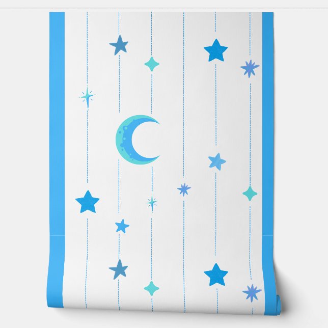 Blue Night Sky Wallpaper (Unrolling)