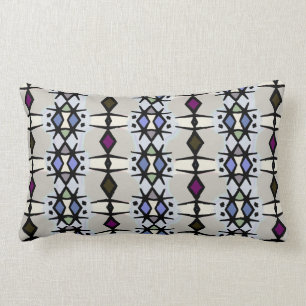 Blue Nile Pattern Lumbar Pillow