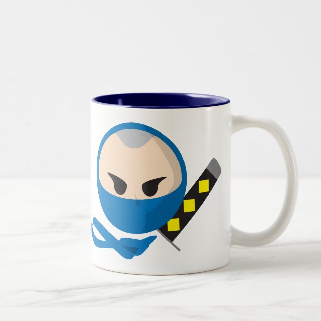 Blue Ninja Mug (Right)