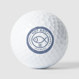 Blue Not Anti Fish balles de golf
