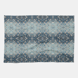 Blue Nouveau Kitchen Towel