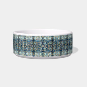 Blue Nouveau Pet  Bowl