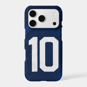 Blue Number 10 iPhone 17 Pro Case