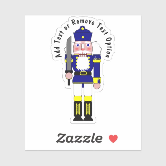 Blue Nutcracker Soldier Christmas (Sheet)