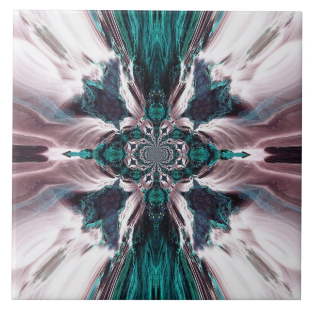 Blue Ocean Cascade Tile (Front)