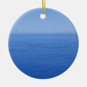 Blue Ocean Ceramic Ornament
