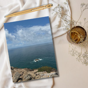 Blue Ocean Cliffs, Portugal Photography,Travel Holiday Postcard