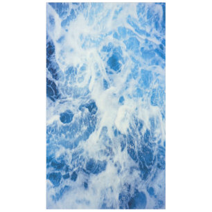 Blue Ocean Deep Waves Tablecloth