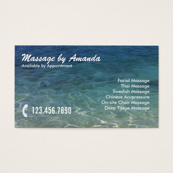 Blue Ocean Massage Therapy Zazzle.ca