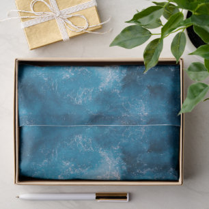Blue Ocean Rippling Waves Tissue Paper