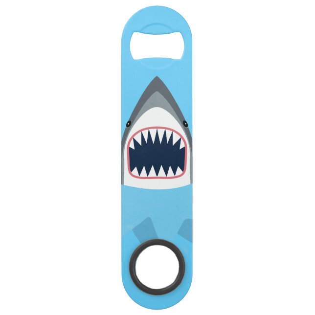 Blue Ocean Shark Attack Bar Key (Back)