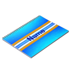 Blue Ocean Surfboard Notebook