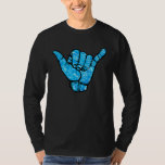 Blue Ocean Surfs Up Hawaii Shaka Sign TShirt Art R<br><div class="desc">Blue Ocean Surfs Up Hawaii Shaka Sign TShirt Art Retro Shaka</div>