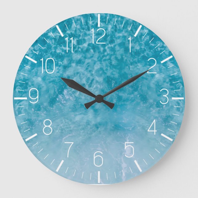 Blue Ocean - wall clock (Front)