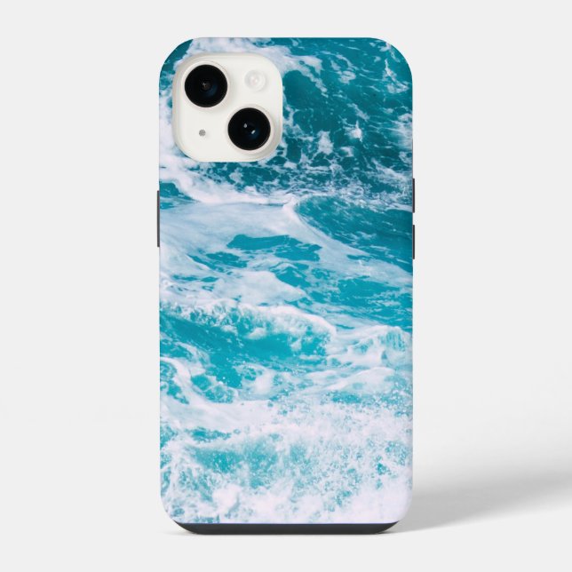 Blue Ocean Waves  iPhone Case (Back)