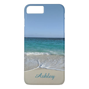Blue Ocean waves on a Caribbean beach V2 Case-Mate iPhone Case