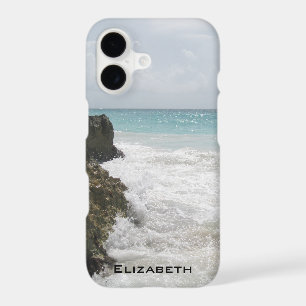 Blue Ocean with Foamy Waves Seascape Personalized