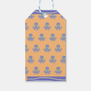 Blue Octopus Coral Gift Tags