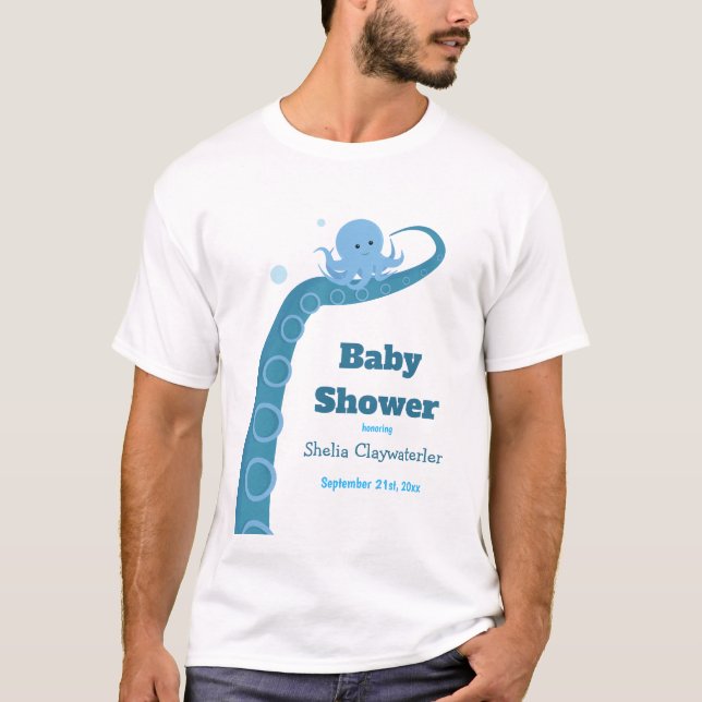 Blue Octopus | Men’s T-shirt (Front)