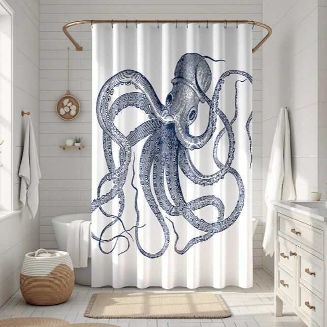 Blue octopus nautical illustration (Creator Uploaded)