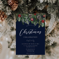 Blue Office Corporate Christmas Party
