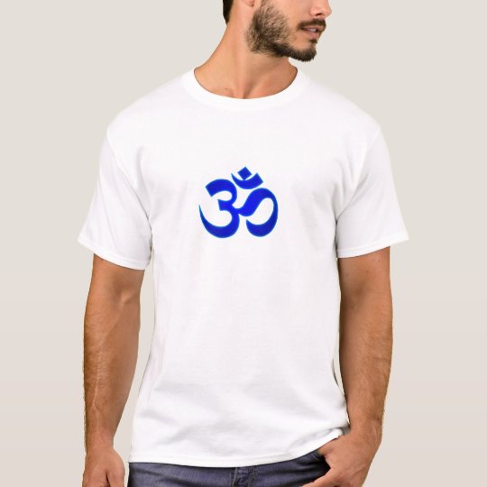 Blue Om T-Shirt